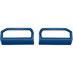 Resim Dashanshop Toyota Tacoma Hava Menfez Çerçevesi Seti - Mavi, 24 Modele Uyumlu, Kolay Montaj 