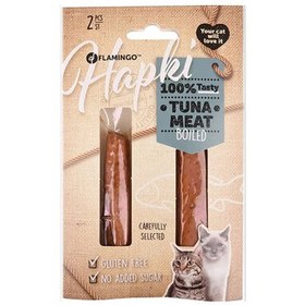 Resim Flamingo 561005 Hapki Boiled Tuna Meat - Pişirilmiş Tuna Etli Kedi Ödül Maması - 35 Gr - 2'li Paket 
