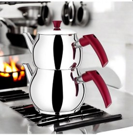 Resim Viola Paslanmaz Çelik Çaydanlık Orta Boy 1,2 Lt/ 1,9 Lt 