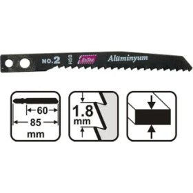 Resim KniSaw 51702 HSS Alüminyum Dekupaj Testeresi 5 Parça 