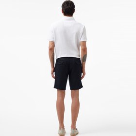 Resim Nautica Erkek Siyah Slim Fit Keten Şort 