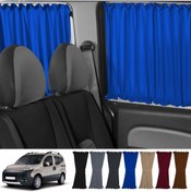 Resim Oto Pandami Fiat Fiorino 2007+ Uyumlu Mavi Raylı Oto Perde Takımı 