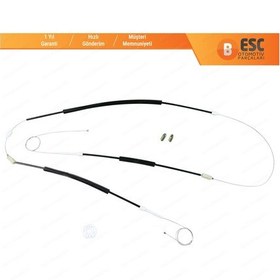 Resim VW Golf MK3 4 A3 1E7 1V7 1994-2002 Cabrio İçin Sol Cam Kriko Seti 