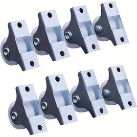 Resim Fochsia 8 Parça Ağır Hizmet Metal Mobilya Teçhizatı Pürüzsüz Dönen Tekerlek Seti 