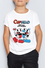 Resim Morinna İm Cuphead Çocuk Tişört T-shirt Mr-02 