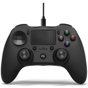 Resim Siyah Kablolu Ps4 Oyun Kolu - Çift Joystick, Dokunmatik Panel, Ps4/pro/slim Uyumlu, 1.8m Kablo, Usb Bağlantı 