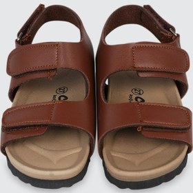 Resim Civil Boys Erkek Çocuk Sandalet 27-31 Numara Taba Taba 
