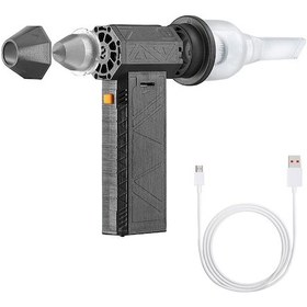 Resim Süper Turbo Fan Güçlü Jet Kuru Üfleyici 130000 Rpm Ayarlanabilir Hızlar Çok Amaçlı El Tipi Toz Giderici Araba Ev Bilgisayar Lensi 