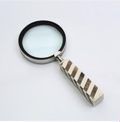 Resim Crearthome Dekoratif Gümüş Beyaz Büyüteç 23x10 Cm Ak.ır0112 