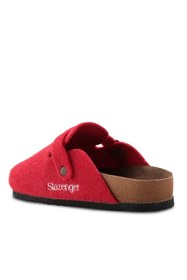 Resim Slazenger Trend Kadın Eva Önü Kapalı Keçe Ev Terlik Kırmızı 