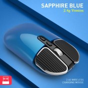 Resim Jingyi Küçük Orta El Mini Kablosuz Fare 2.4g Bluetooth Bilgisayar Dizüstü Dizüstü Macbook Pad Tablet Şarj Edilebilir Sessiz Mause (Yurt Dışından) 