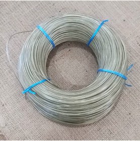 Resim Gereksiz Şeyler 2mm 200 Metre Pvc Kaplı Çamaşır Ipi Bağlama Teli Pvc Kaplı Tel Çamaşır Teli 