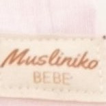 Resim Çift Katlı Muslin Emzirme Önlüğü - Bebe Pembe Muslin 