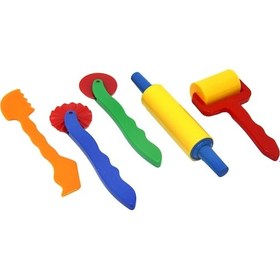 Resim Poşetli Oyun Hamuru Şekillendirme Araçları 