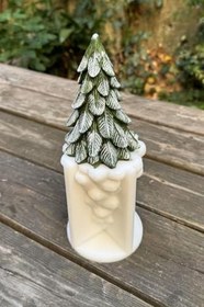 Resim Rufus Concept Kar Çam Ağacı Silikon Mum Kalıbı 