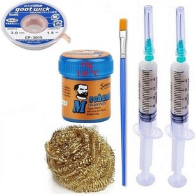Resim Havya Ucu Temizleme Lehim Solder Paste 138 C 42g Flux Lehim Toplama Cp-3015 Lehim Emme Teli 3,0 Mm St02 