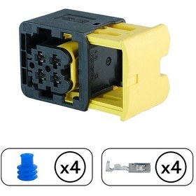 Resim Valf Soketi 4 Pin Kablosuz 