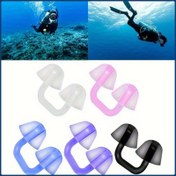 Resim Diving Grade Anti-Choke Su Burun Klipsi, Silikon Şnorkelle Solunum Cihazı, Yüzme Burun Tıkaçları, U-şekli Hava Kanalı Dalış Aksesuarları, Anti-Baskı Anti-Slip Yüzme Eğitimi Burun Koruyucu 