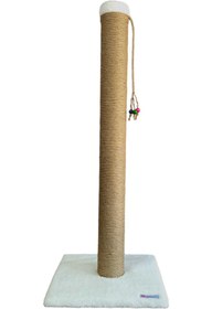 Resim Saule 100 cm Dev Boy Kedi Tırmalama Tahtası Tek Parça 10 cm Boru Çapı 