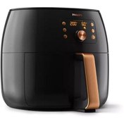 Resim Philips XXL 7,3 Litre Geniş Hacim Ultra Premium Airfryer Siyah Bakır 