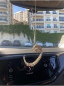 Resim OTOMOR AKSESUAR Vav Aynalı Taşlı Oto Dikiz Süsü 