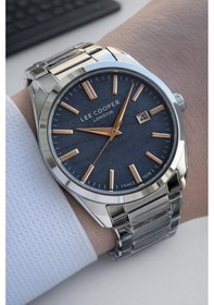 Resim Lee Cooper Nişan Ve Damatlara Özel Bileklik Hediyeli 2 Yıl Garantili Erkek Kol Saati Elc.08231.300 Gümüş 