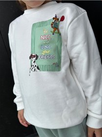 Resim Melomel Animal Unisex Eşofman Takım Çok Renkli 