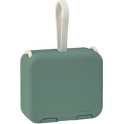 Resim Samdoo Hafif Dayanıklı 4000mah Mini Çanta Stili Powerbank, Type-c Kablolu, Özel Logo Tasarımı, Yeşil Renk, Fabrika Satışı 