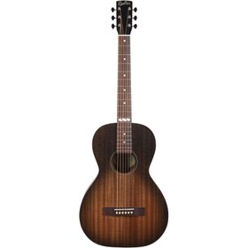 Resim Godin Mahogany Parlor Elektro Akustik Gitar (Black Burst) 