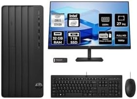 Resim HP Pro Tower 290 G9 i5 13400 32GB 1TB SSD FDOS Masaüstü Bilgisayar + 27" Monitör 