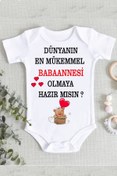 Resim Limon Unisex Bebek En Mükemmel Babaannesi Baskılı Zıbın Body 