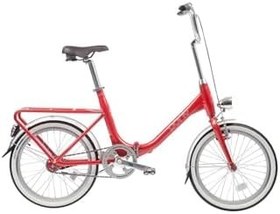 Resim Rog Pony Classıc Katlanabilir Kırmızı Şehir Bisikleti 