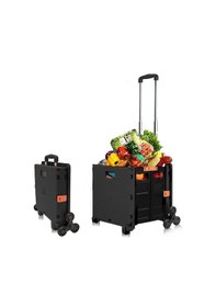 Resim Balatlı Çok Fonksiyonlu Merdiven Çıkabilen Portatif Taşıma Arabası Siyah By06-b 