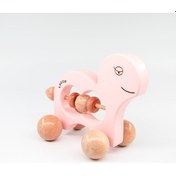 Resim Ahşap Kaplumbağa Pembe 