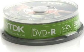 Resim DVD-RW CAM 10 lu 30min 1.4GB CAKE BOX TDK