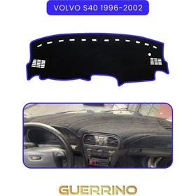 Resim Volvo S40 1996-2002 Torpido Koruma Halısı Mavi Kenar 