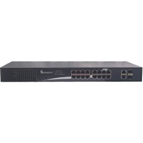 Resim SEENERGY Se-1016g+2ge2s 16 Port Poe Switch 