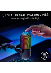 Resim Razer Seiren V3 Chroma - Dokunarak Sessize Alma Özellikli Rgb Usb 