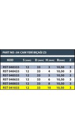 Resim 10MM Cam Yeri Bıçağı Z3 (3 Ağızlı) 