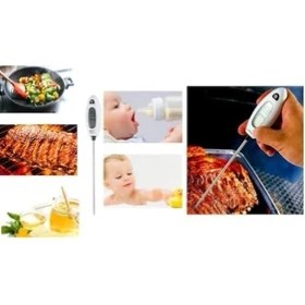 Resim Storemax GM1311 Dijital Saplamalı Yemek Termometresi, Beyaz 