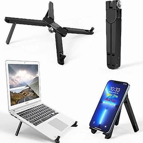 Resim Coverzone Notebook Laptop Tablet Telefon Plastik Stand Masaüstü Tutucu Örümcek Model 4-15,6 inç PC Notebook Macbook Tablet Telefon Uyumlu Stand 