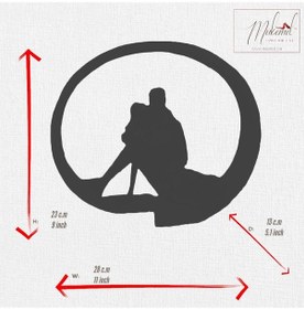 Resim Altın An Sevgililer Günü Hediyesi, Aşk Hediyesi, Heykel, Biblo, 