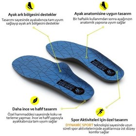 Resim Black Deer Dynamic Sport Mavi-Triangle Ayakkabı İç Tabanlık 