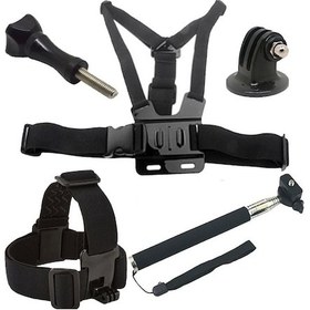 Resim Gopro Hero 6 Hero 7 Aksiyon Kamera Uyumlu 5 Parça Aksesuar Seti 