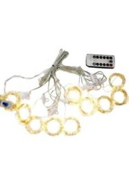 Resim PEKSHOP Peri Led Perde Led Sarı Usb Fişli 3x3 Metre Usb Uzakdan Kumandalı 