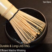 Resim Matcha Araçları Matcha Fırçası Çay Kepçesi Sütlü Çay Köpüğü Japon Matcha Çay Seremoni Ekipmanları Bambu Ürünleri Çay Seti 1 Adet/2 Adet 