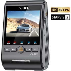Resim Viofo A329 4k Hdr Sony Starvis 2 Sensörlü Wi-fi 6 Ssd Destekli Gps'li Araç Kamerası 