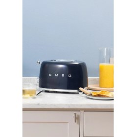 Resim smeg 50's Style Navy Blue Ekmek Kızartma Makinesi 