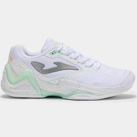 Resim Joma Set Kadın Beyaz Toprak Kort Tenis Ayakkabısı Tsels2502c Beyaz 