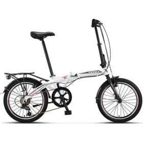 Resim 2036 Foldıng Katlanır Bisiklet V 20 Jant 6 Vites Beyaz Silver Kırmızı Beyaz Silver Kırmızı 